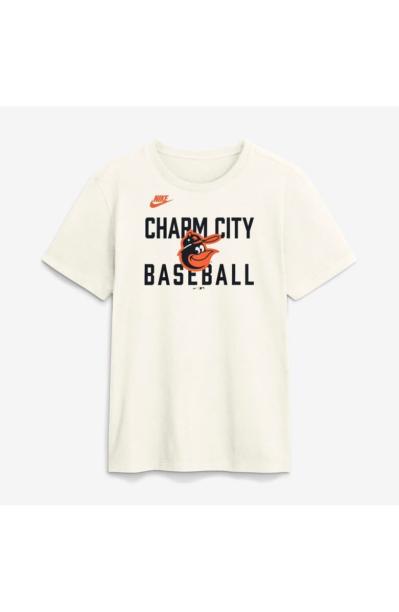 Nike Men's Nike Cream Baltimore Orioles Cooperstown Collection ‘70s Inspired T-Shirt, Alternate, color, Cream