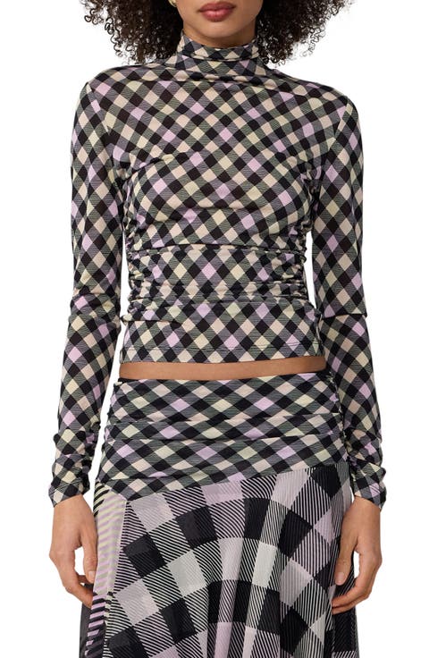 Logan Diamond Pattern Turtleneck