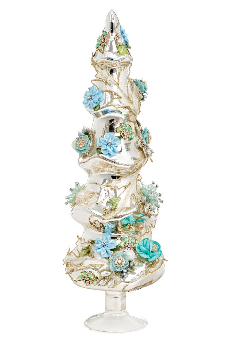 Jeweled Tree, Blue, Large, Main, color, Turquoise