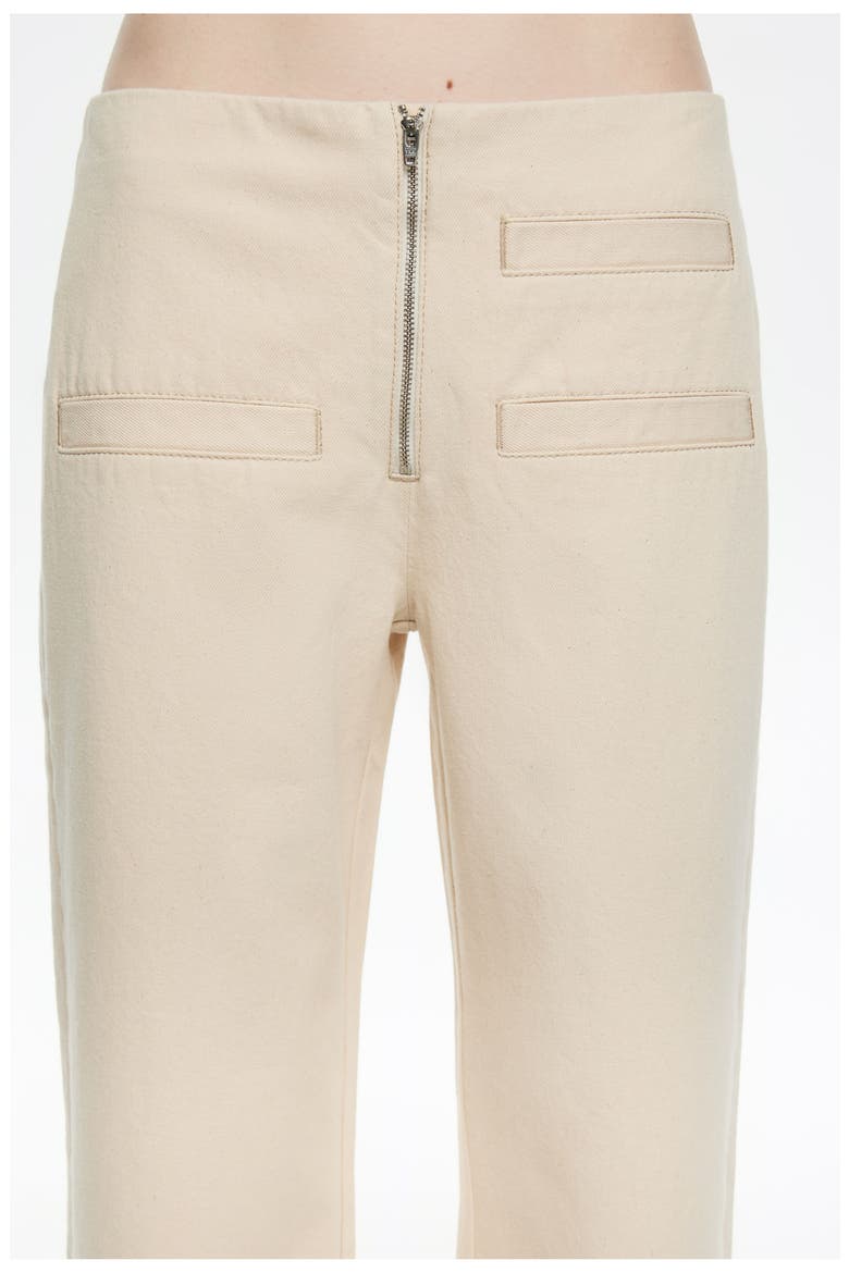 Denim Ankle-Length Jeans, Alternate, color, IVORY