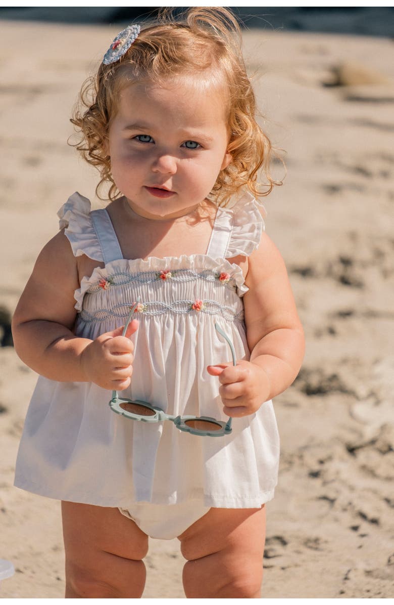 Wild Wawa Embroidered Flutter Set, Alternate, color, Ivory