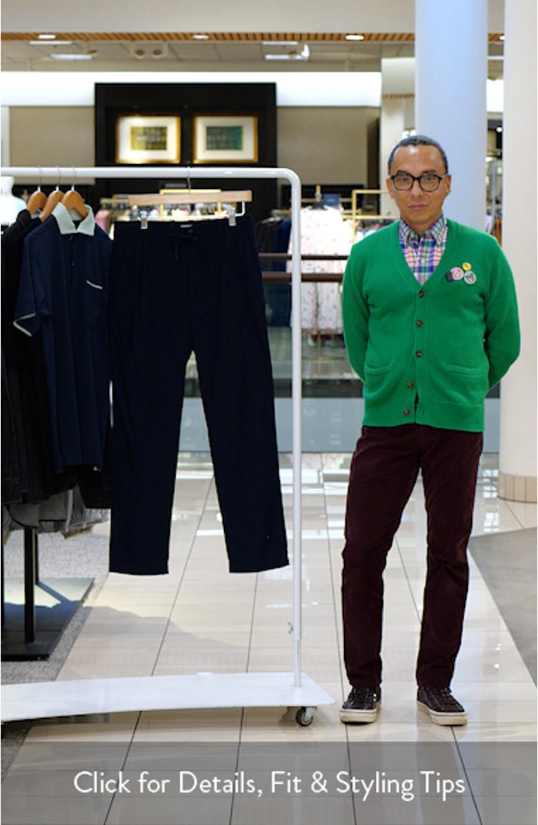 Drawstring Straight Leg Poplin Pants, sales video thumbnail