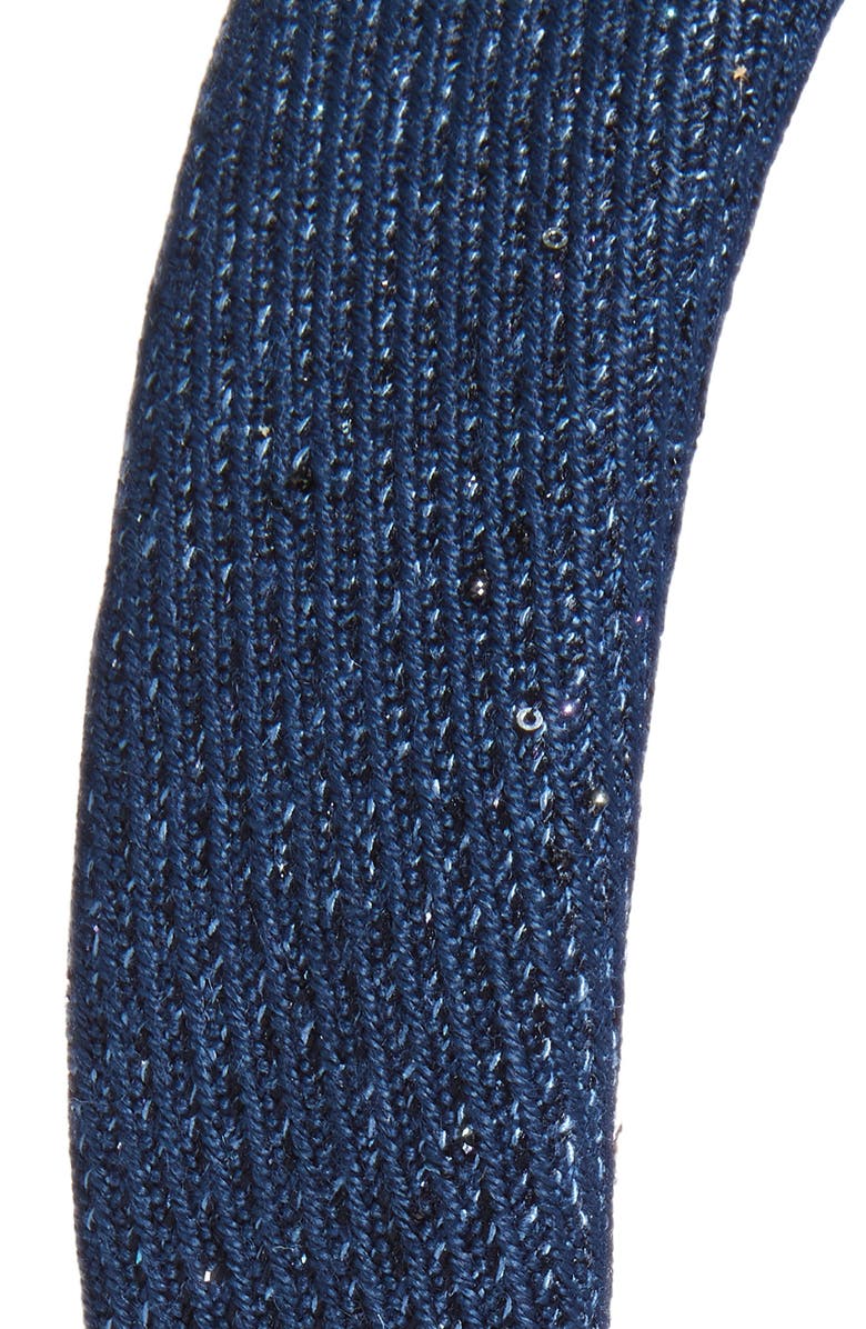 Tasha Padded Denim Headband, Alternate, color, Dark Blue