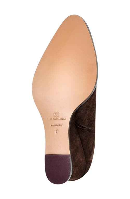 Bruno Magli Opera Wedge Bootie In Brown