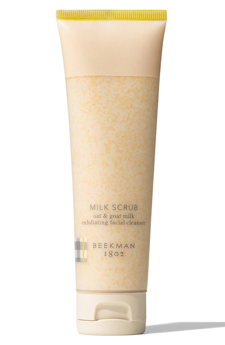 Beekman 1802 Milk Scrub Oat & Goat Milk Exfoliating Cleanser, Main, color,