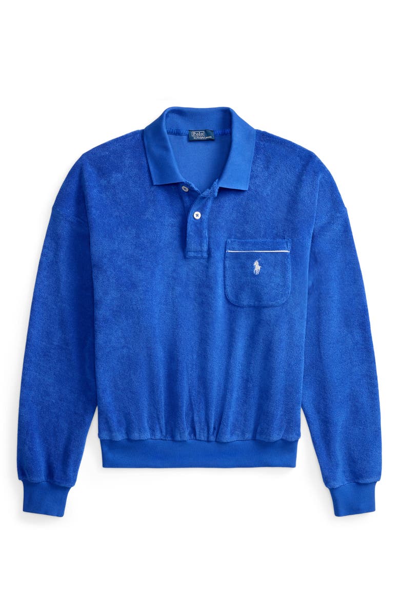 Polo Ralph Lauren Cotton Blend French Terry Sweatshirt, Alternate, color, Gala Blue