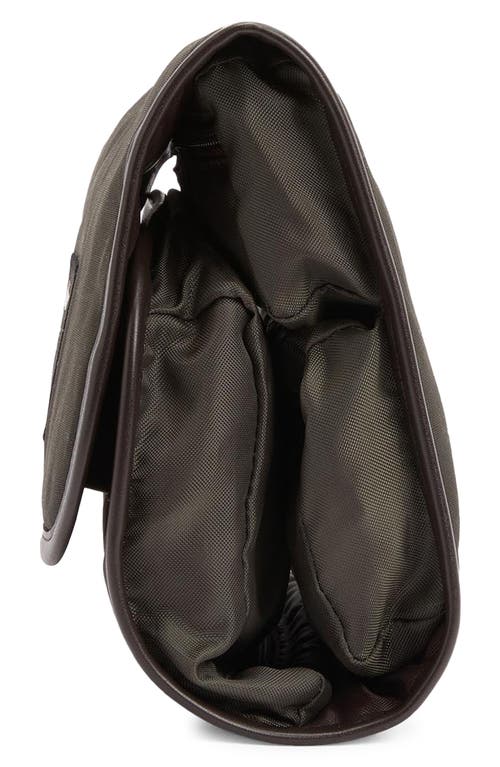 Barbour Waxed Cotton Hanging Wash Bag