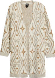 Bobeau Pattern Eyelash Cardigan