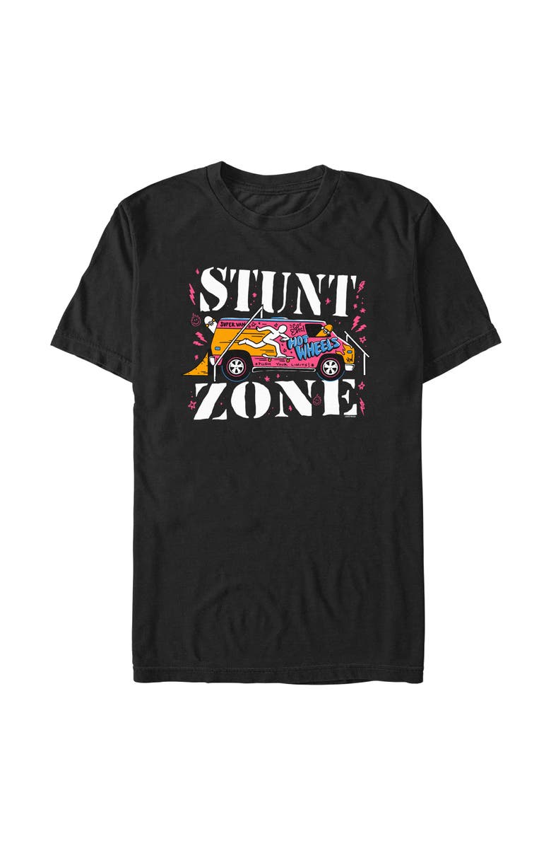 Hot Wheels Men's Hot Wheels Stunt Zone Artistic Van Graphic T-Shirt, Main, color, Black