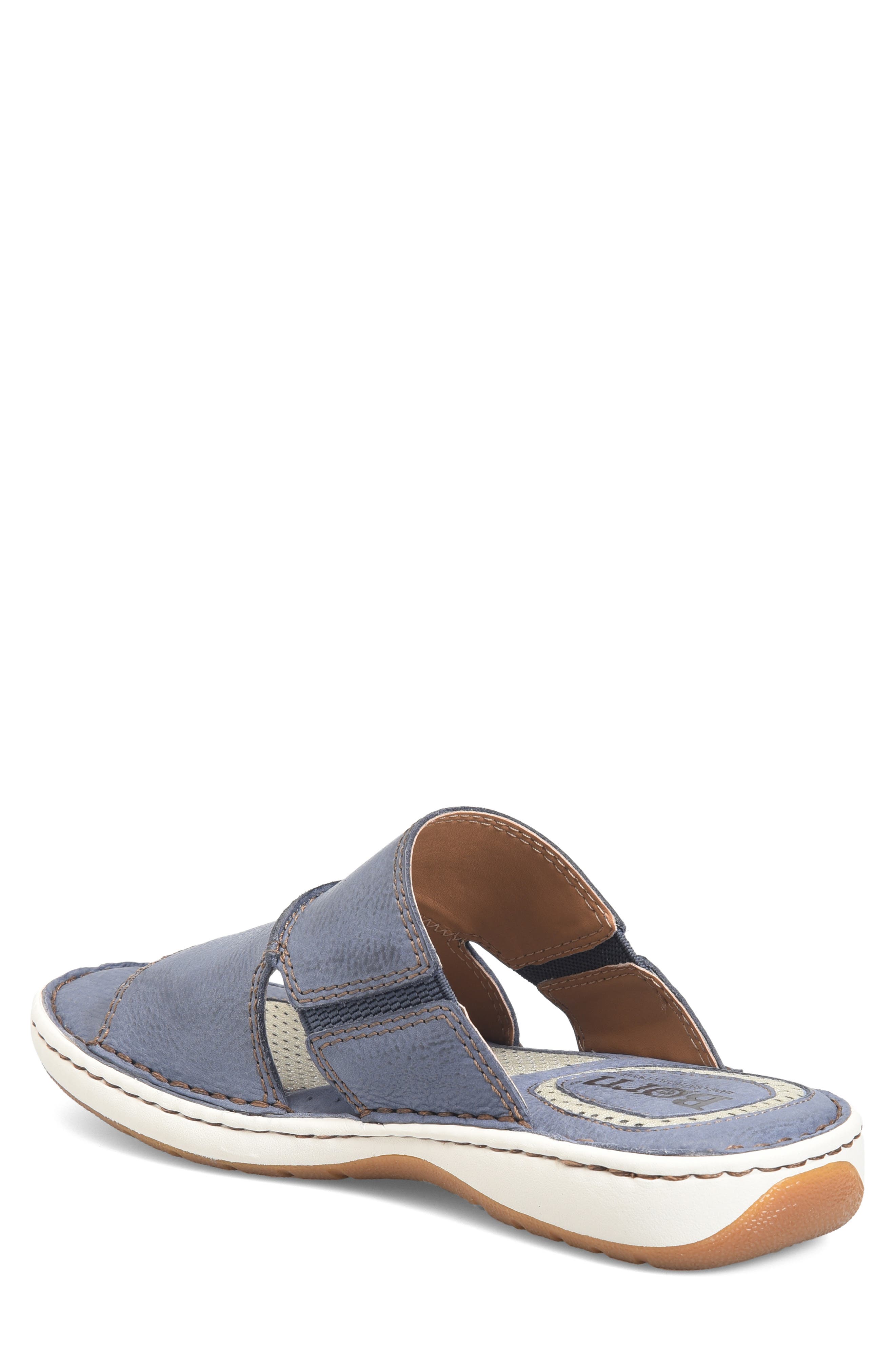 Børn Flores Slide Sandal, Alternate, color, Navy