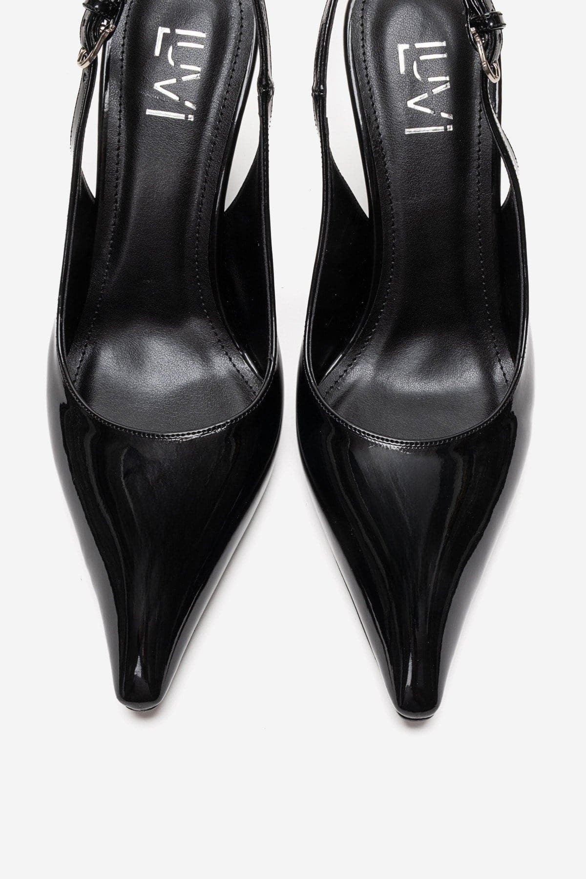 Prologue Shoes Felon Slingback Wedge Pump, Alternate, color, Black