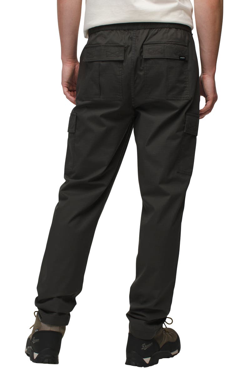 prAna Palisades Organic Cotton Blend Cargo Pants, Alternate, color, Dark Iron