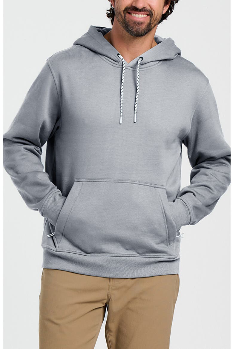 Northcoast Fleece Hoodie, Main, color, HEATHER GREY
