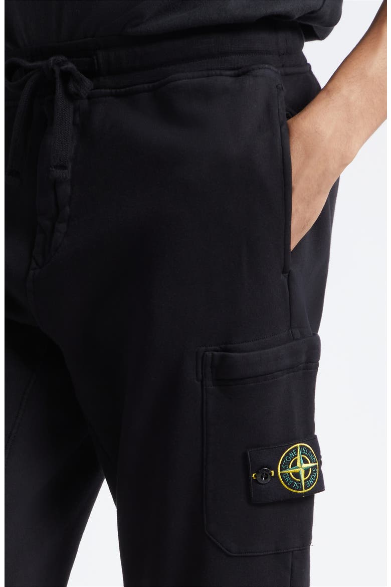 Cotton Sweatpants, Alternate, color, BLACK