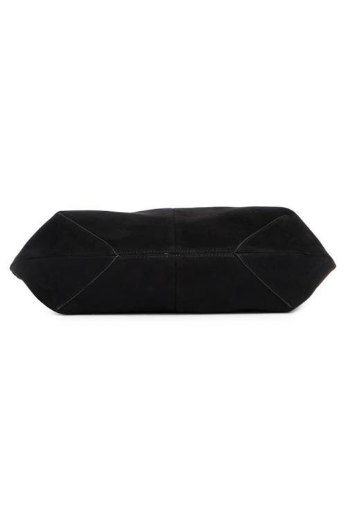 Jw Pei Dara Faux Suede Hobo Bag In Black