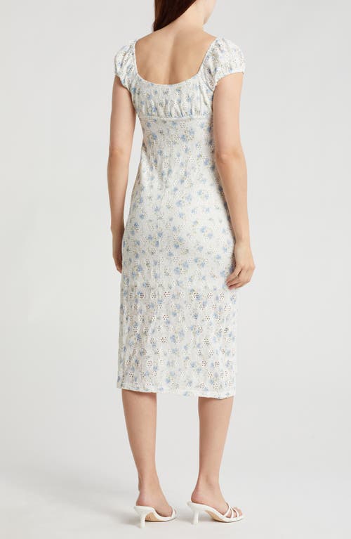 Lush Floral Midi Dress