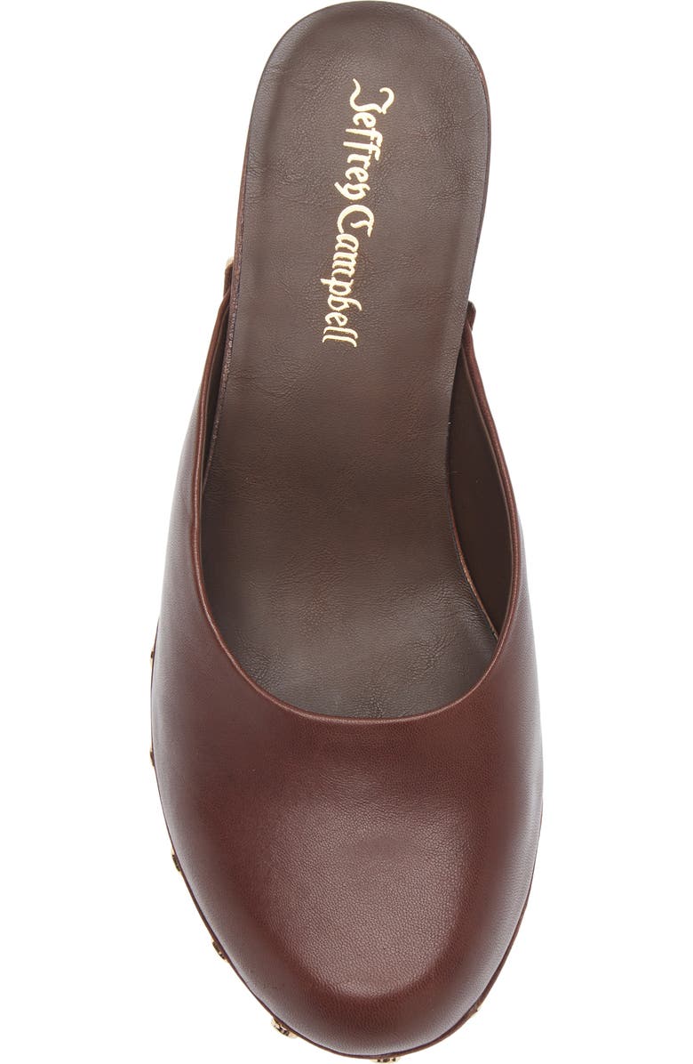 Jeffrey Campbell Cloguette Mule, Alternate, color, Coffee