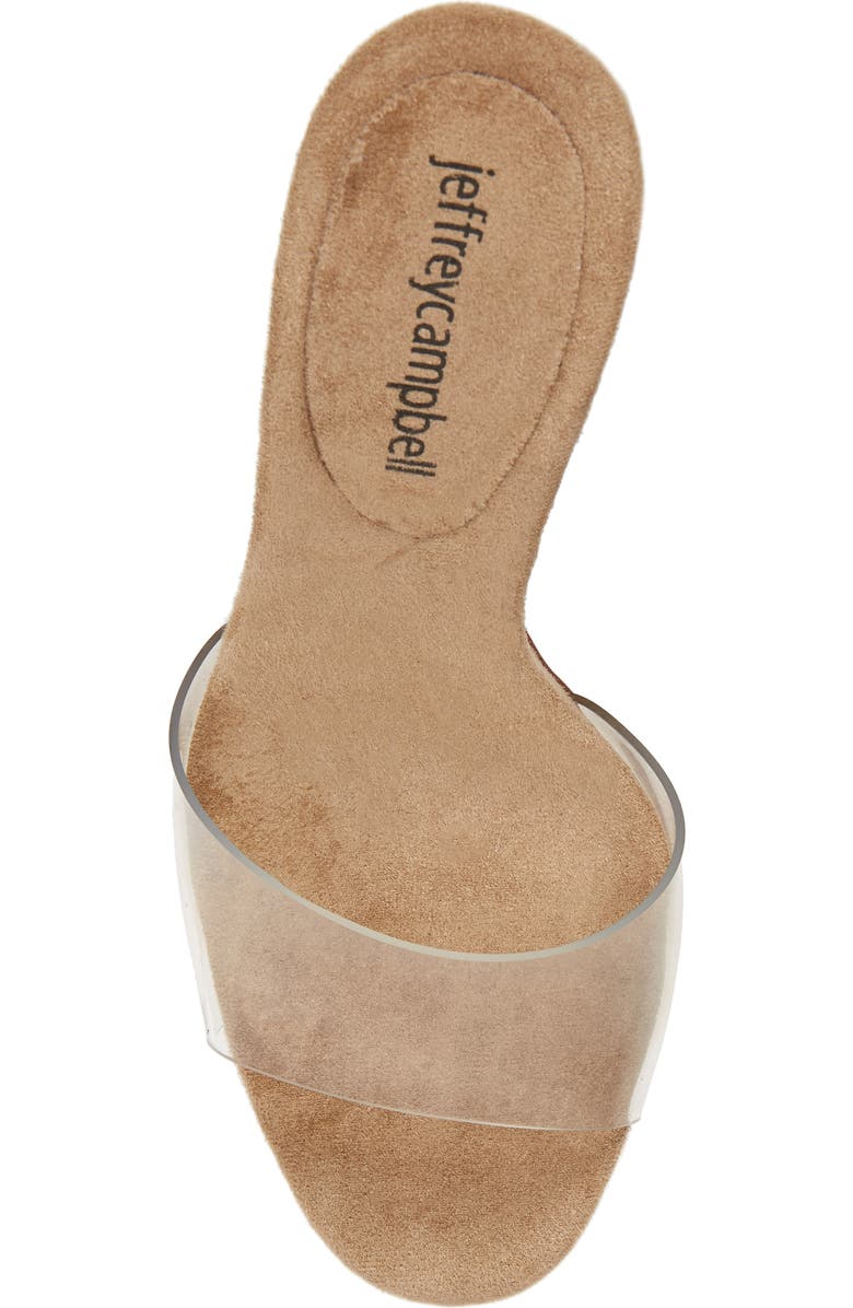 Jeffrey Campbell NC17 Clear Stiletto Slide Sandal, Alternate, color,