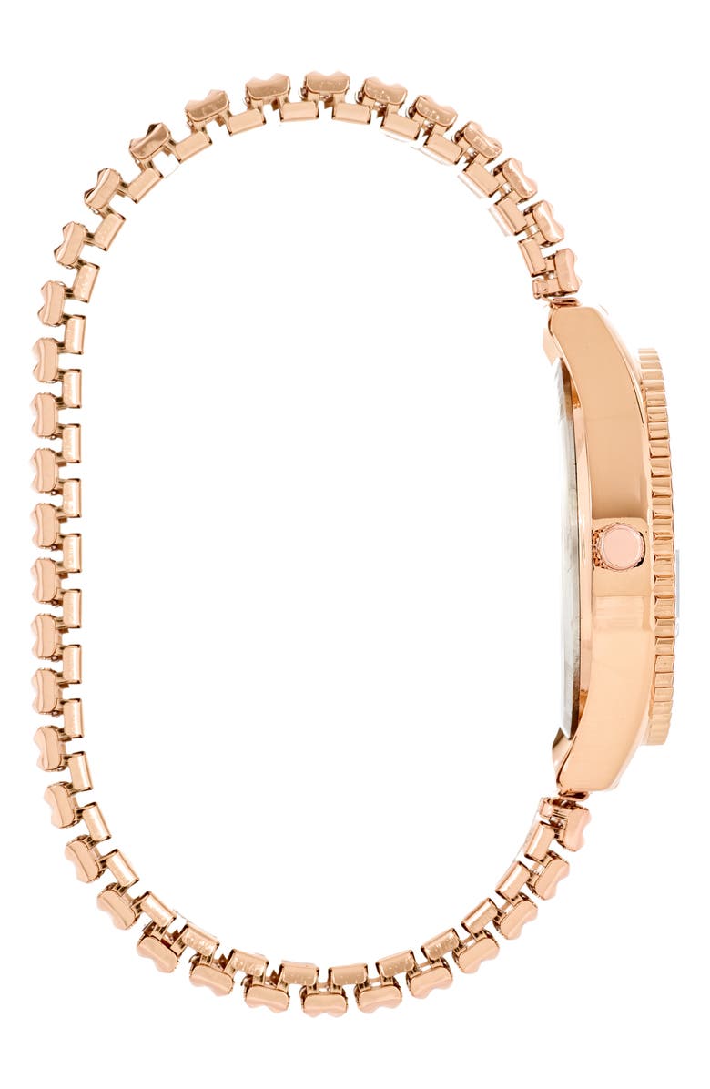 Jones New York Diamond Accent Bracelet Watch, 33mm, Alternate, color, Rosegold