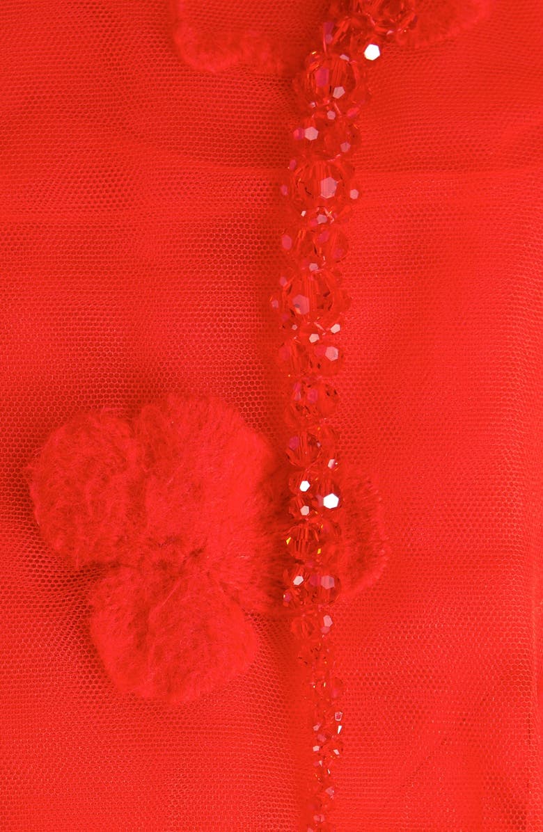 Simone Rocha 'Spooky' Floral Embroidered Dress, Alternate, color, 