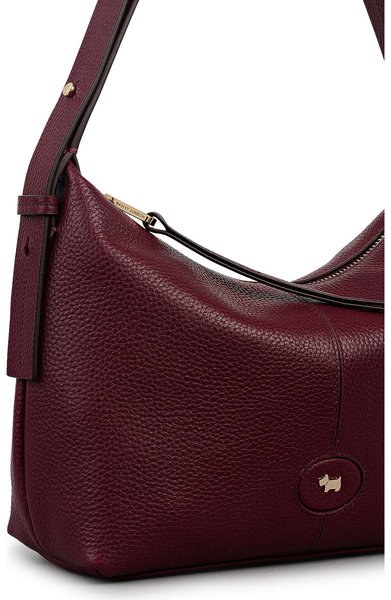Radley Maldon Mews Medium Leather Shoulder Bag, Alternate, color, Dark Cherry
