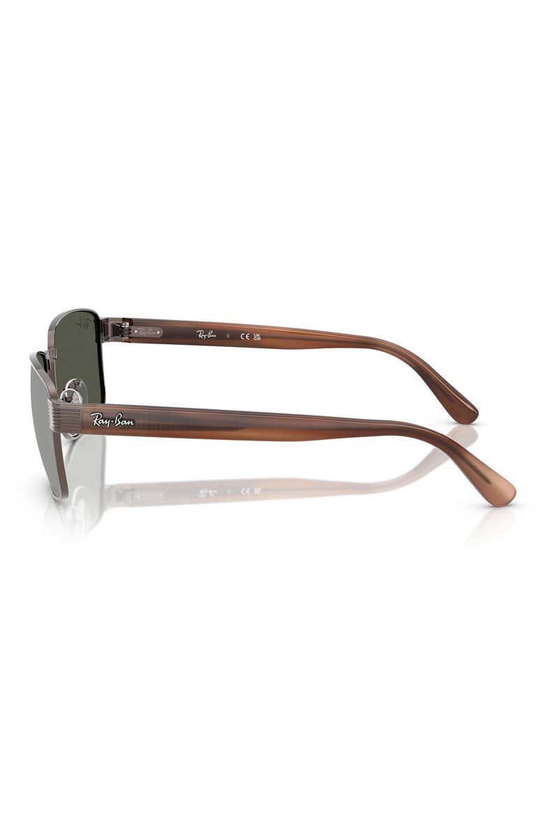 59mm Square Sunglasses, Alternate, color, COPPER