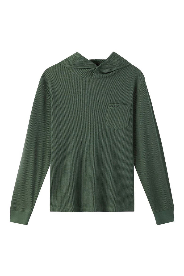 Kids' Overland Thermal Pullover Hoodie, Main, color, HUNTER GREEN