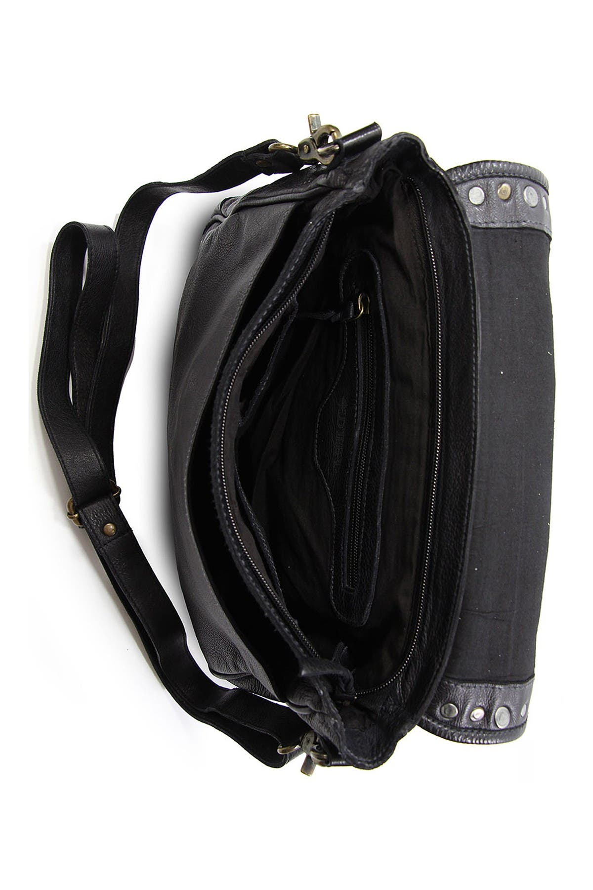 OLD TREND Lone Road Leather Messenger, Alternate, color, 