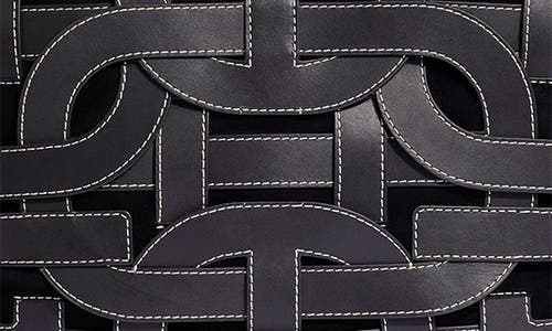Sam Edelman Large Bay Leather Shopper Tote In Black