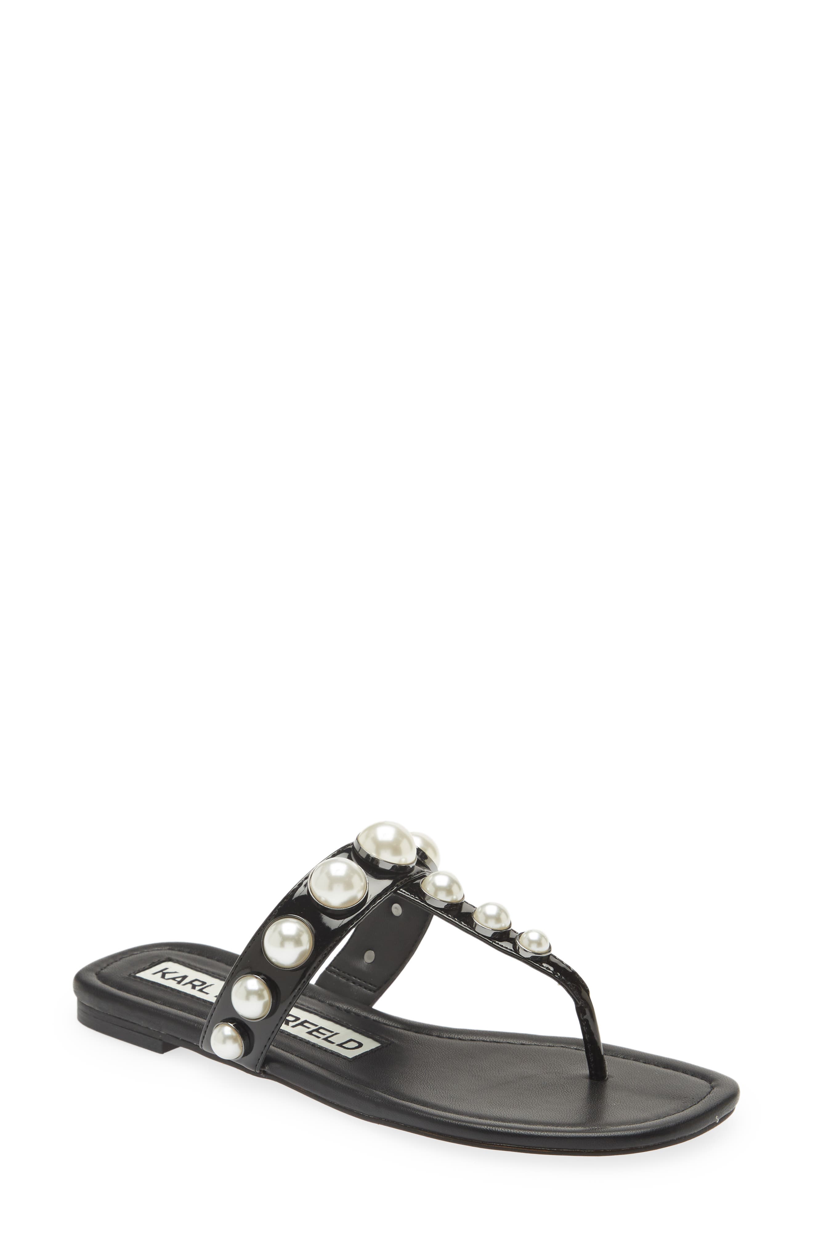 KARL LAGERFELD PARIS Makenna Sandal, Main, color, 