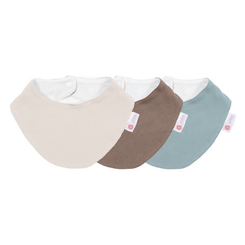 Baby Cotton Bandana Bib Bundle, 3-Pack