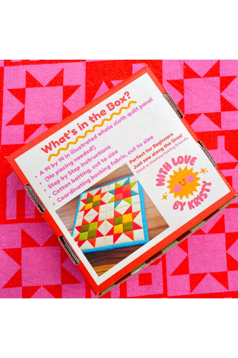 Mini Quilt Kits, Alternate, color, Turquoise