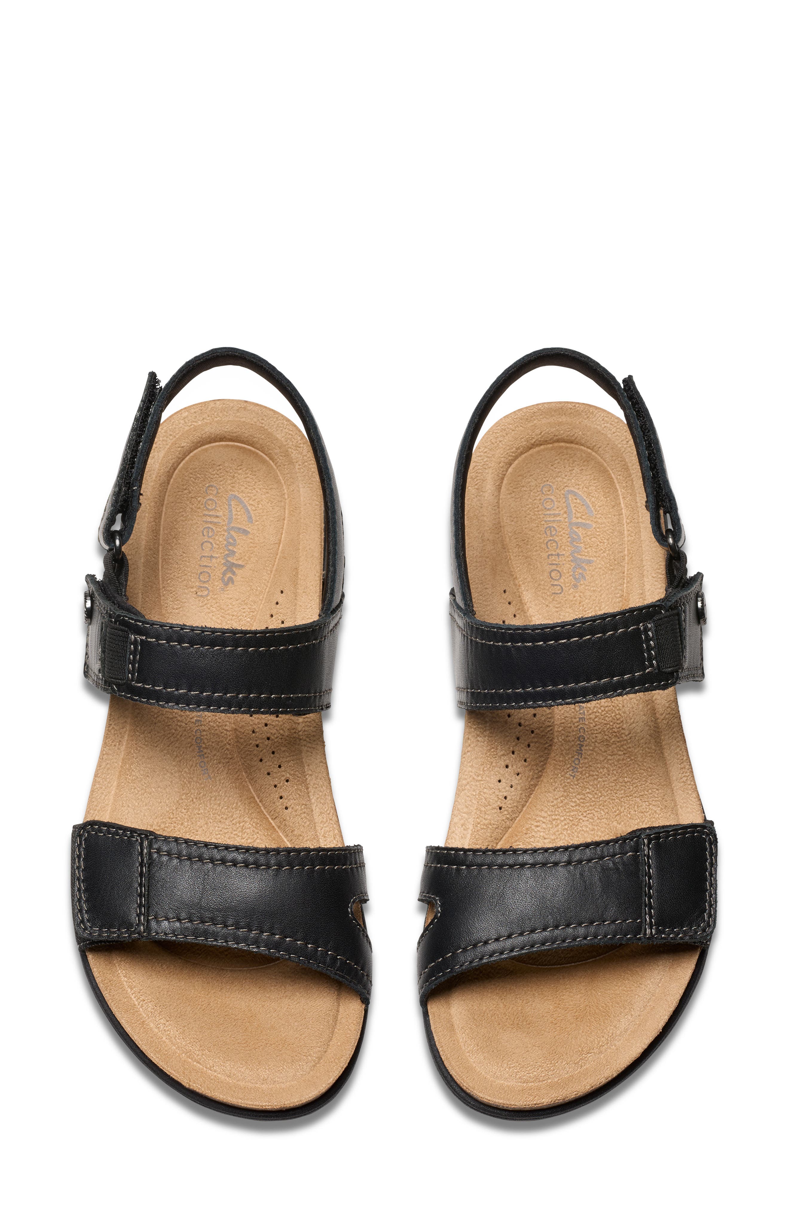 Clarks<sup>®</sup> Jaylan Ray Sandal, Alternate, color, Black Combo
