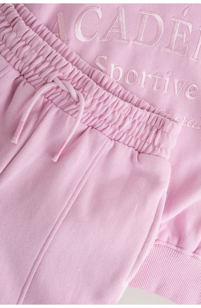 NEXT Kids' City Crewneck Sweatshirt & Sweatpants Set, Alternate, color, Pink