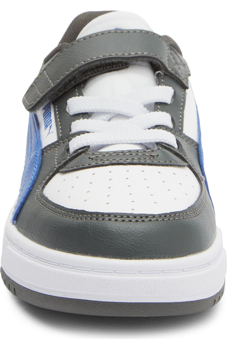 PUMA Kids' Caven III Block AC Sneaker, Alternate, color, Shadow Gray/ Royal/ White