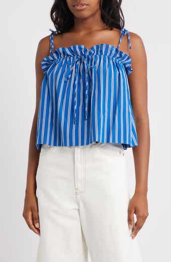 Topshop Stripe Cotton Top