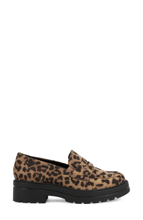 Mia Yoani Lug Sole Penny Loafer In Multi