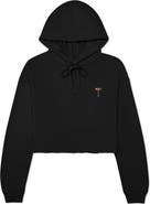 Dalix Coffee Martini Cropped Hoodie