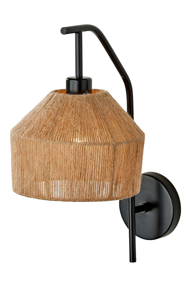 Amalfi Wall Lamp, Main, color, BLACK