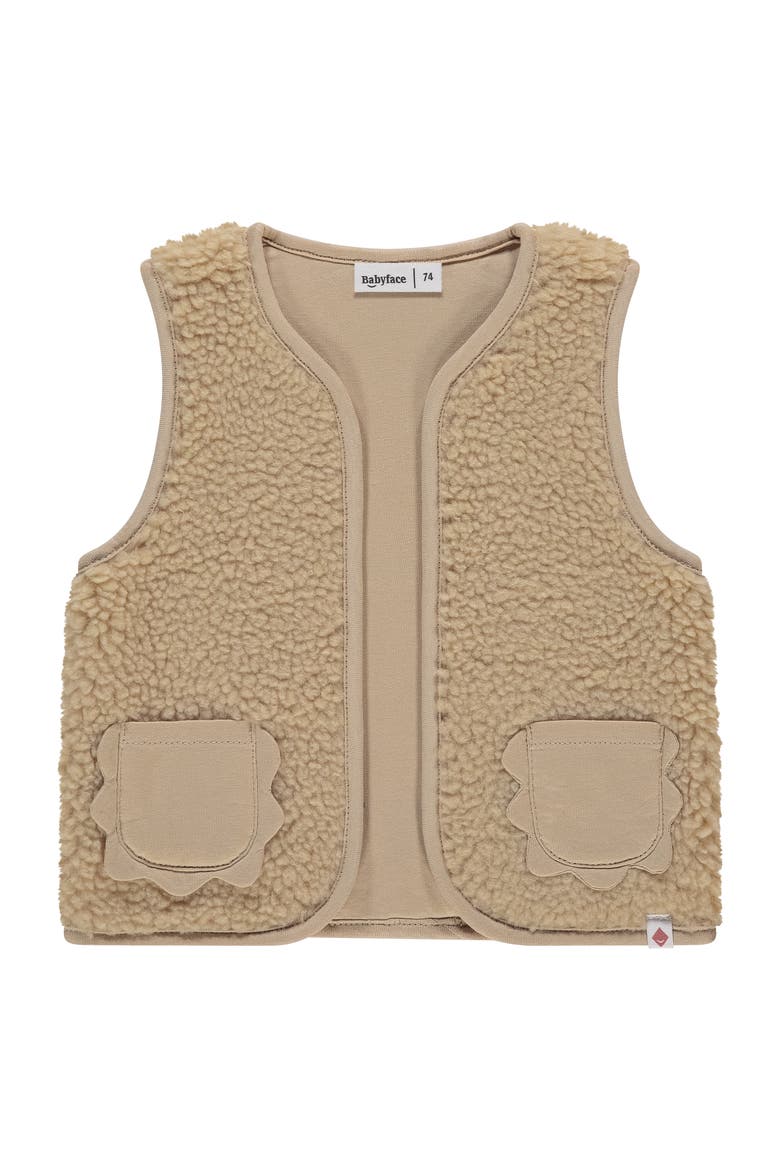 Soft Fleece Vest, Main, color, Nude