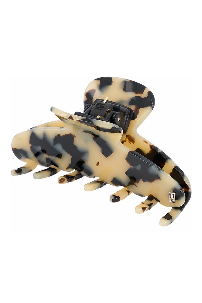 Classic acetate hair clip, Alternate, color, ALBINOS