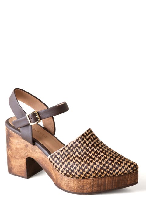 Pearl Genuine Calf Hair Mary Jane Platform