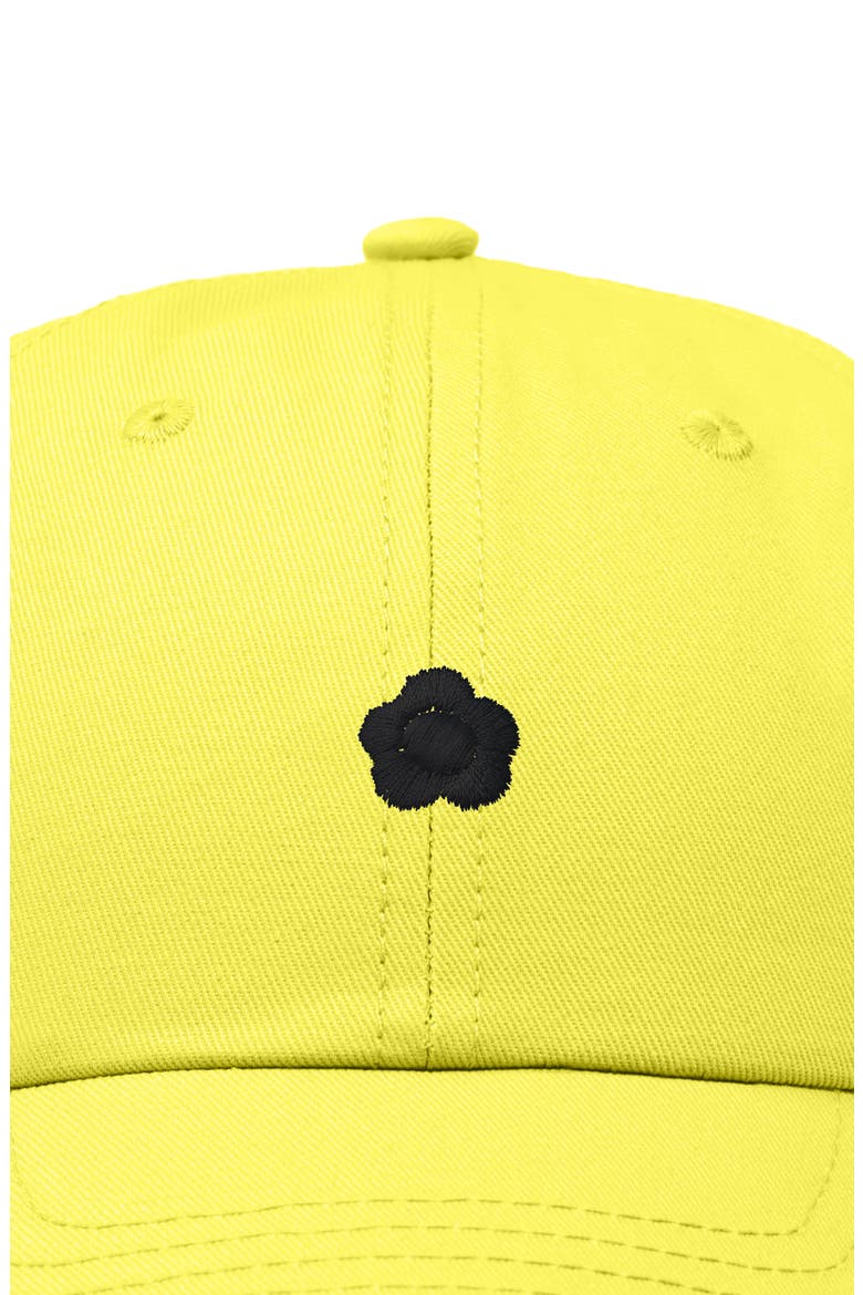 Lil Flower Dad Cap, Alternate, color, Yellow
