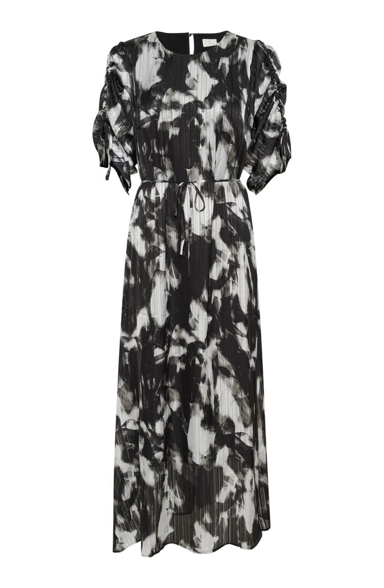 Kaffe Kalifa Chiffon Half Sleeves Maxi Dress, Alternate, color, 