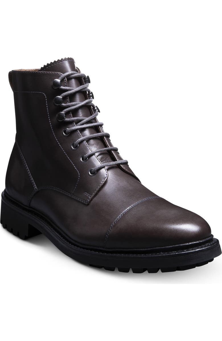 Allen Edmonds Briggs Leather Boot, Main, color, Carbon