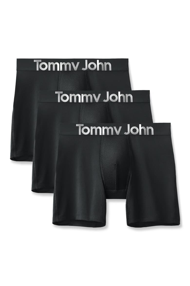 3-Pack 360 Sport Micro 6-Inch boxer Briefs, Main, color, BLACK