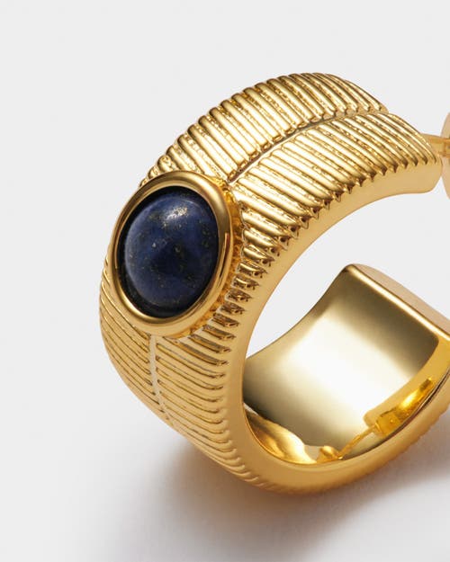 Katie Loxton 'september' Waterproof Gold Birthstone Hoop Earrings In Gold