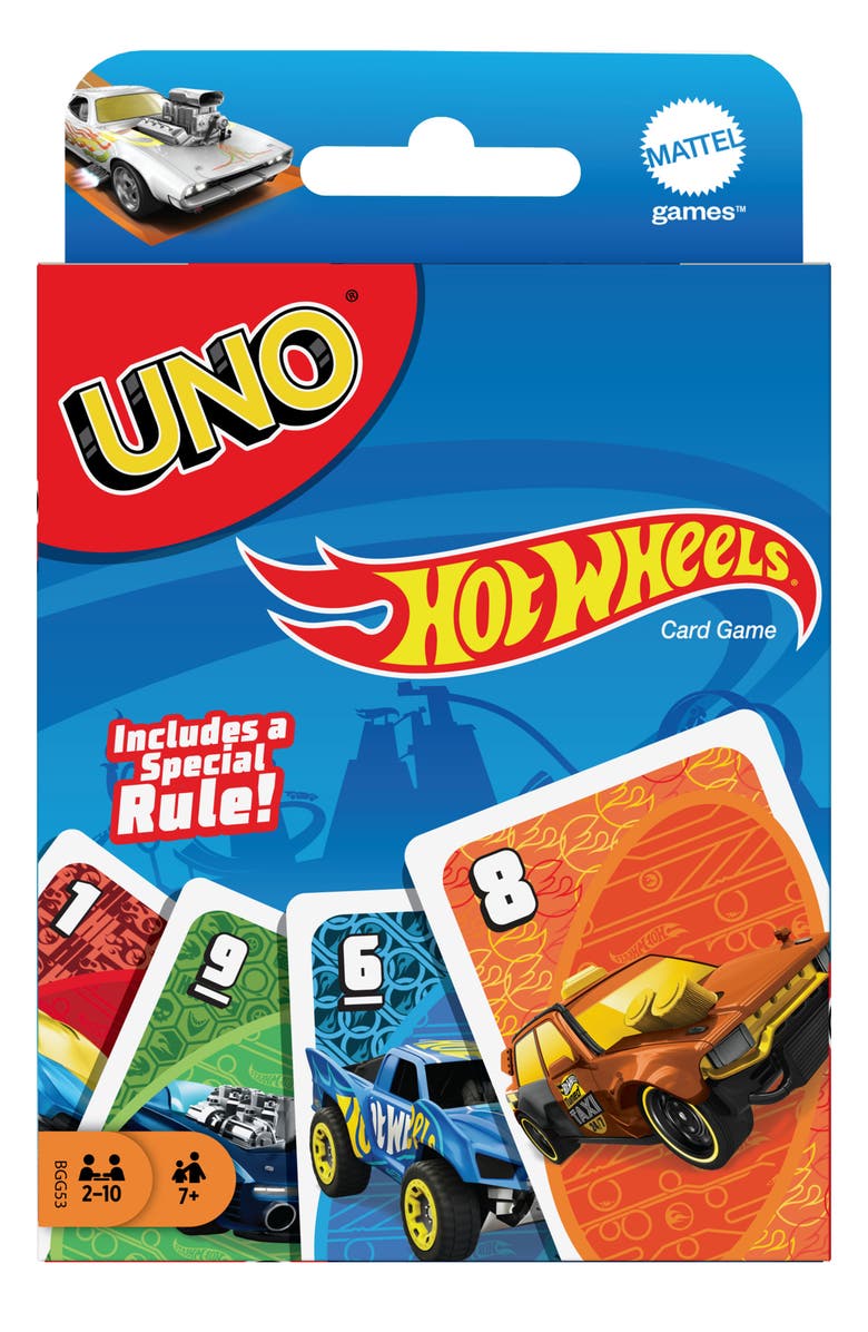 Mattel UNO<sup>®</sup> Hot Wheels<sup>®</sup> Card Game, Main, color, 