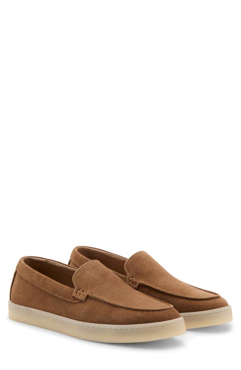 Suede Moc Toe Loafer