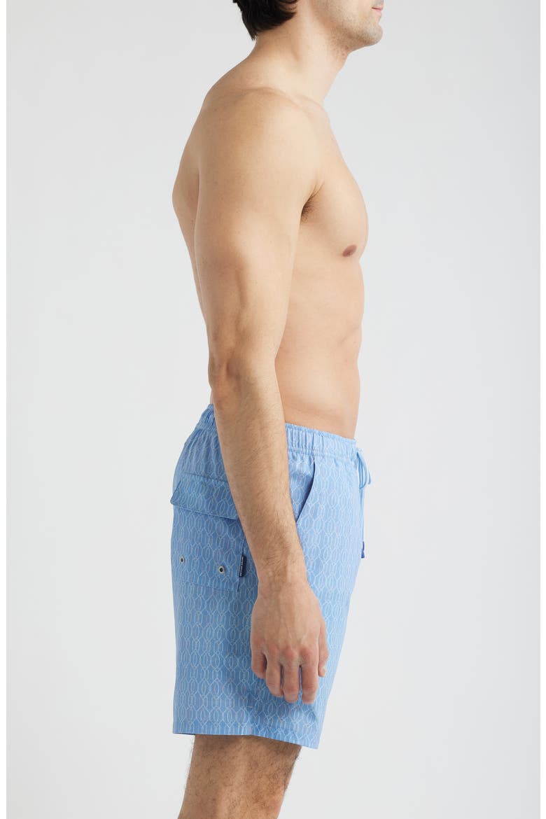 Nautical Ropes Swim Trunks, Alternate, color, BLUEBIRD